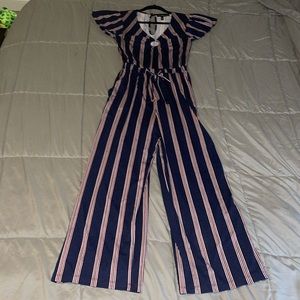 Derek heart wide leg jumpsuit